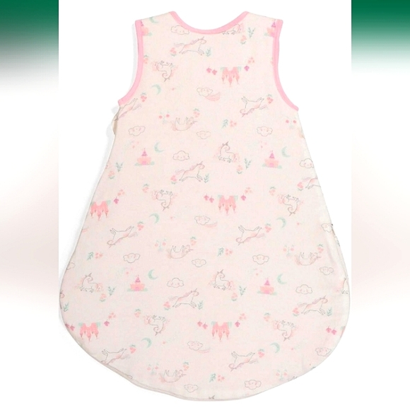 ☆NWT☆Sweet NB Girl ~EMMA'S GARDEN" Unicorn Print Winter Sleep Sack/Blanket Sleep - Picture 2 of 14